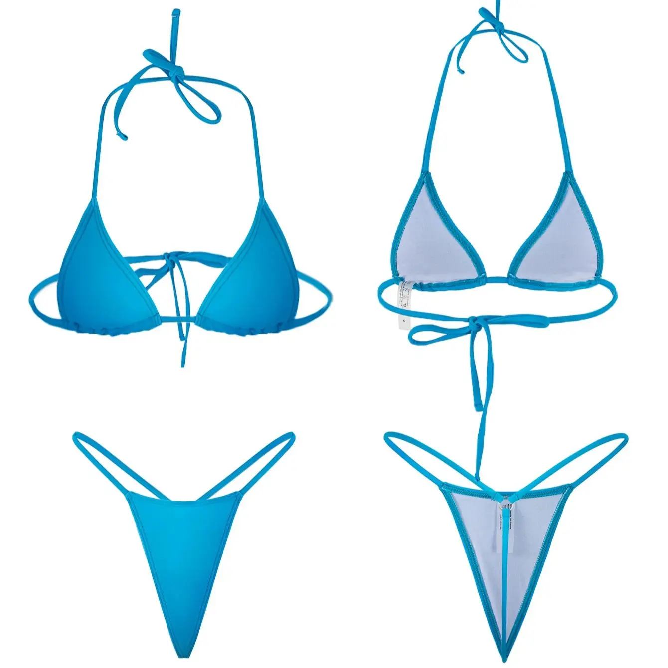 Sexy Female Swimming Suit Tie  – Underwire Bra Padded recenzja i cena