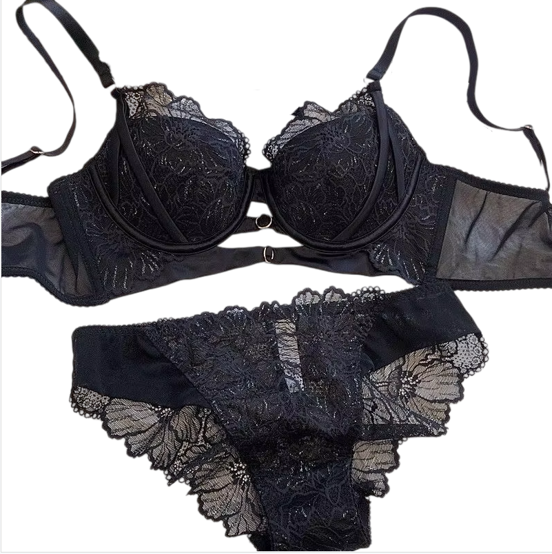 Sexy Hollow Lace Bra Set Large – Cotton Bra Everyday recenzja i cena