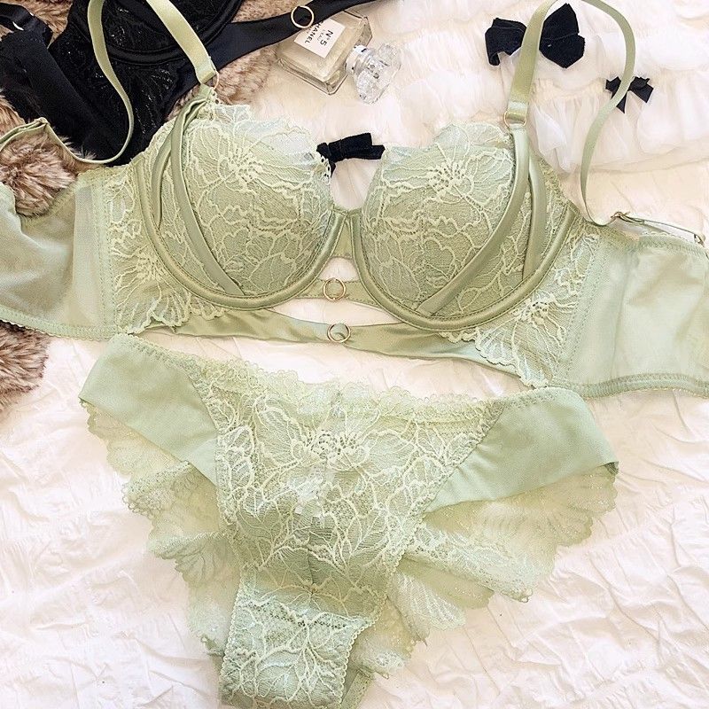 Sexy Hollow Lace Bra Set Large – Cotton Bra Everyday recenzja i cena