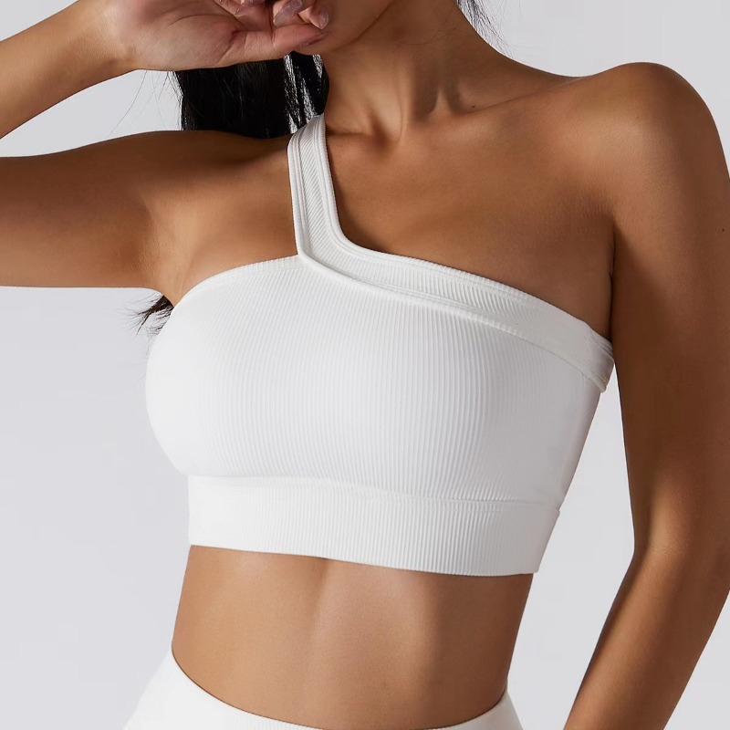 Women Single Shoulder Sexy Yog – T Shirt Bra Seamless recenzja i cena