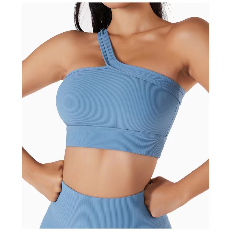 Women Single Shoulder Sexy Yog – T Shirt Bra Seamless recenzja i cena