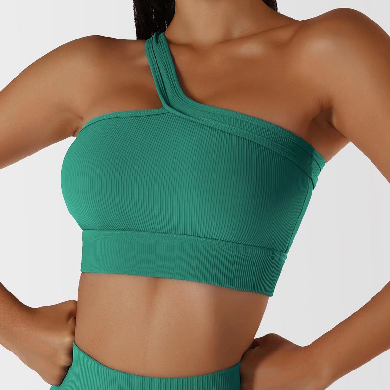Women Single Shoulder Sexy Yog – T Shirt Bra Seamless recenzja i cena