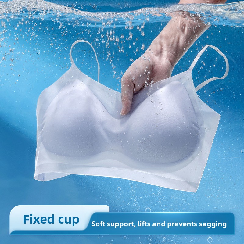 Ice Silk Sleep Bra Tank Top Wo – Sleep Bra Bralette recenzja i cena