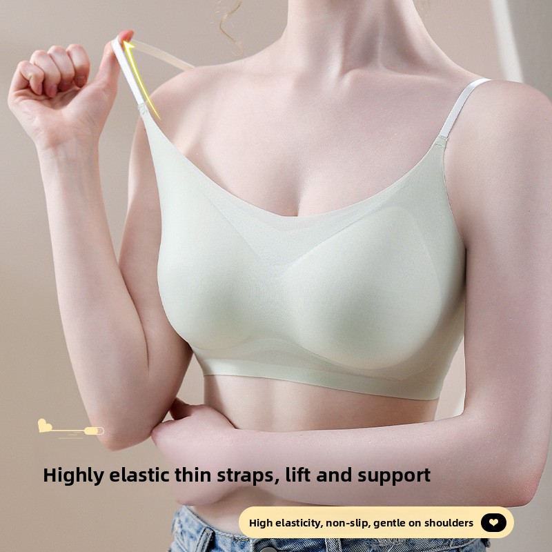 Ice Silk Sleep Bra Tank Top Wo – Sleep Bra Bralette recenzja i cena