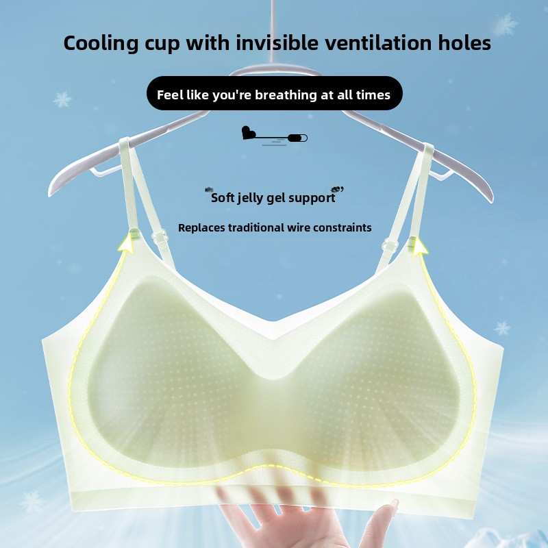 Ice Silk Sleep Bra Tank Top Wo – Sleep Bra Bralette recenzja i cena