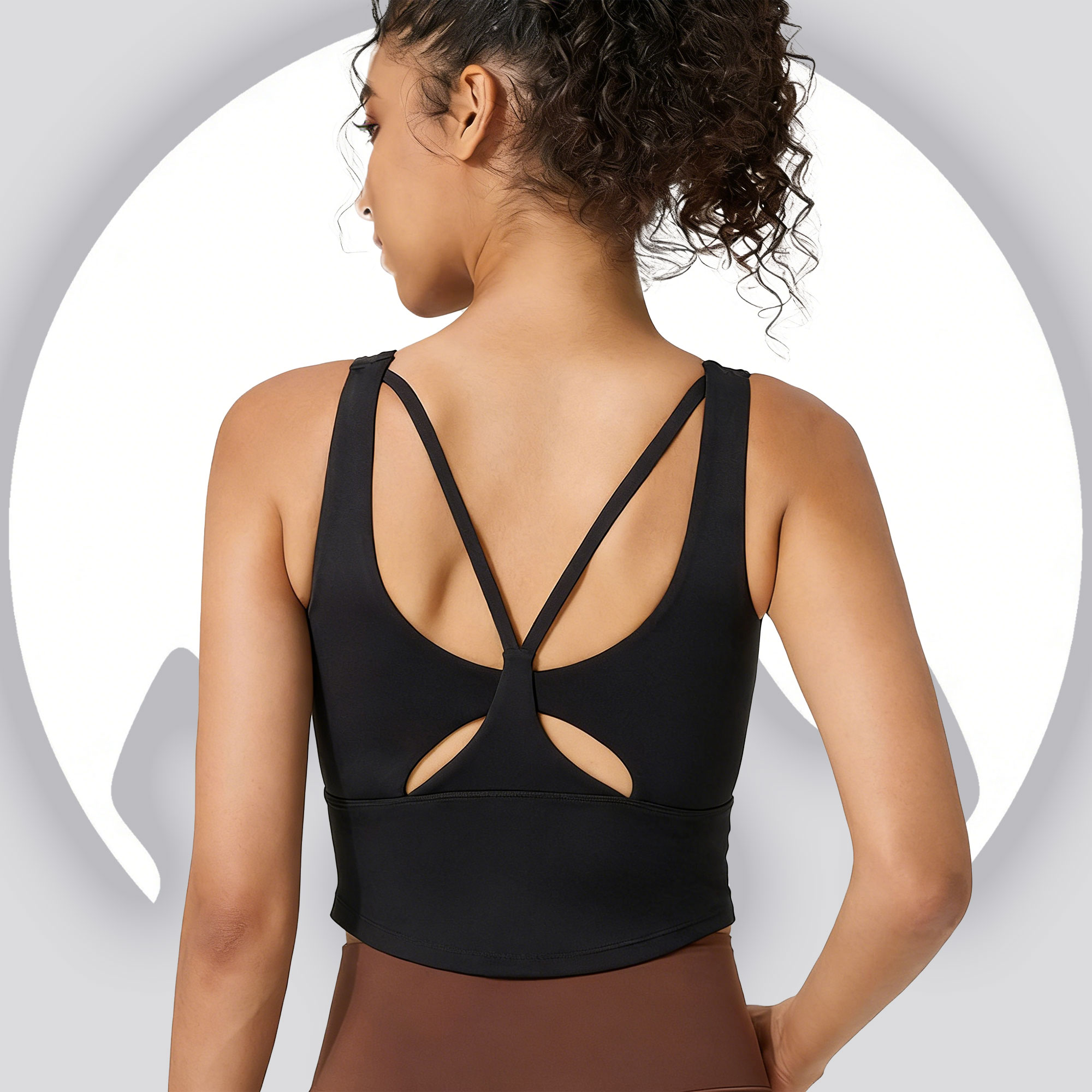 Women's Fixed Cup Yoga Sports  – Sports Bra Racerback recenzja i cena
