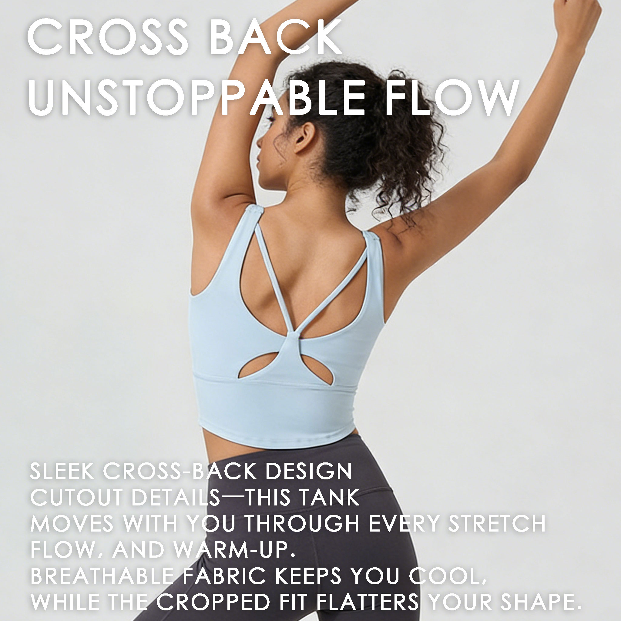 Women's Fixed Cup Yoga Sports  – Sports Bra Racerback recenzja i cena