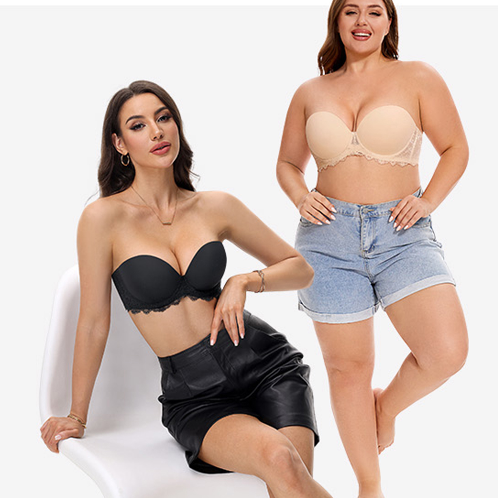 New Plus Size Sexy Strapless P – Convertible Bra Multiway recenzja i cena