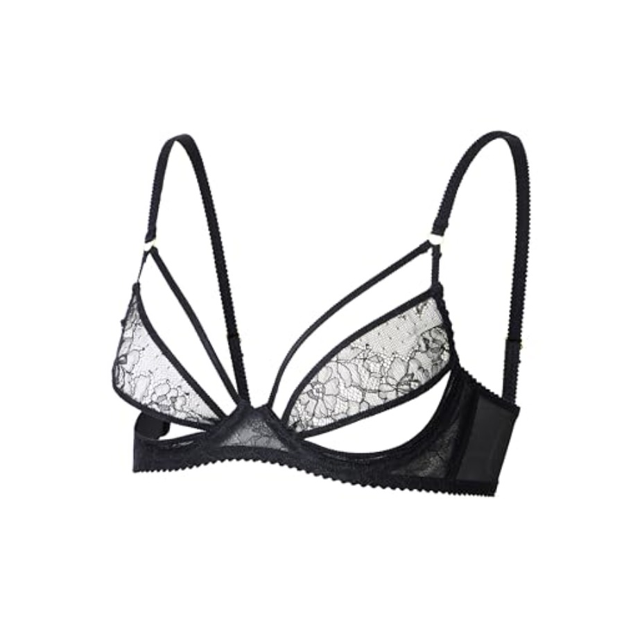 Faye Women's Sexy Lace Bra, Ba – Demi Bra Balconette recenzja i cena