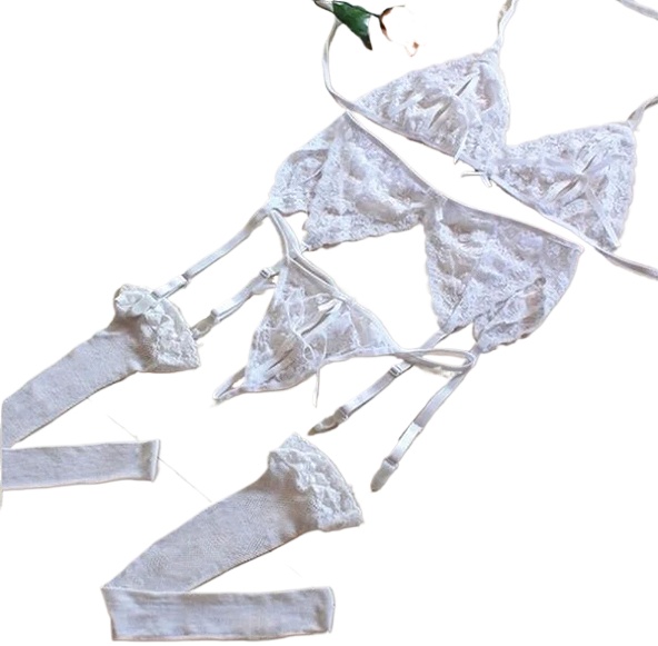 Lace Women Lingerie Set 4 Pcs  – Lace Bralette Set recenzja i cena