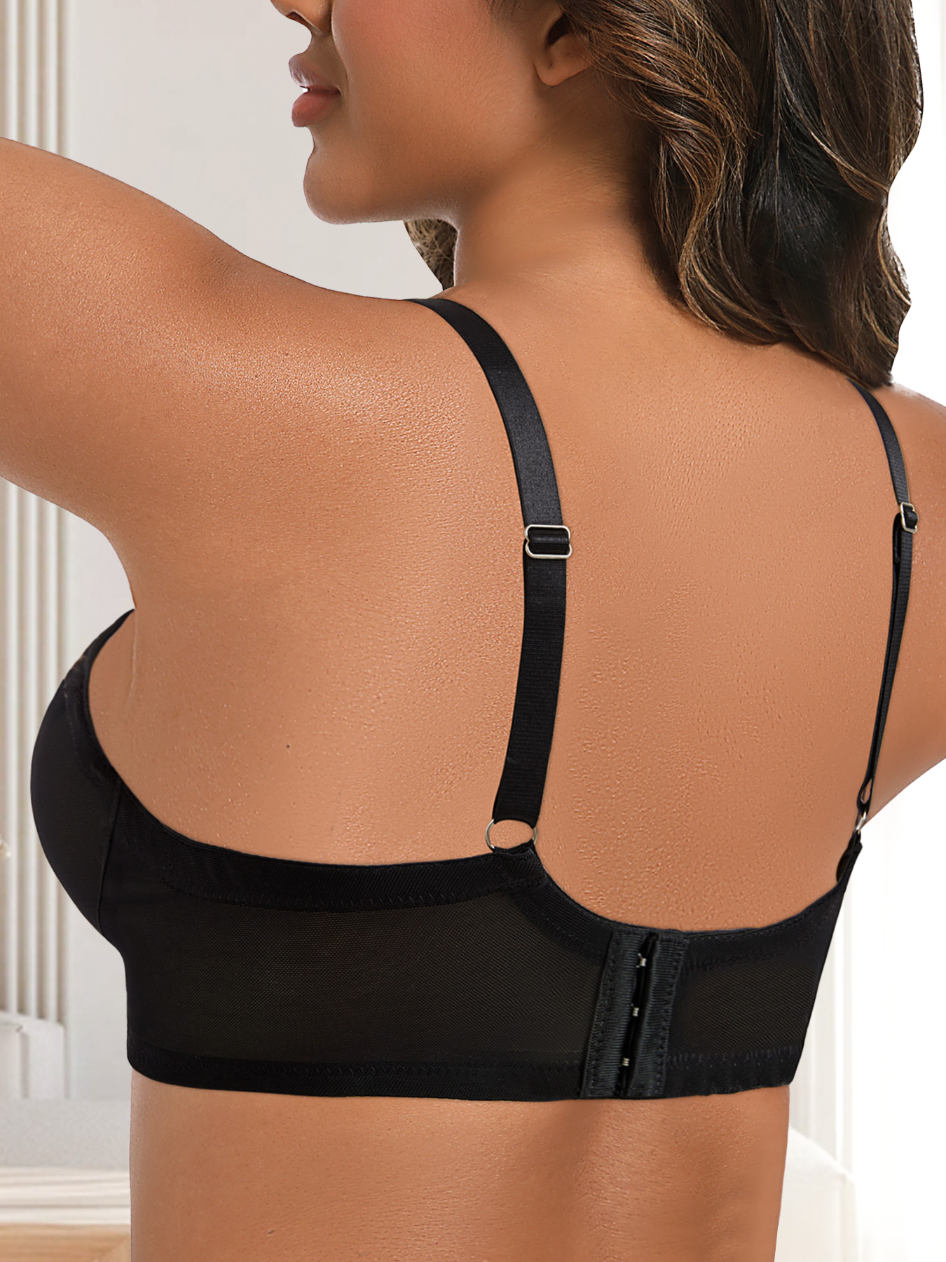 Plus Size Sexy Leopard Print & – Sheer Bra Lace recenzja i cena