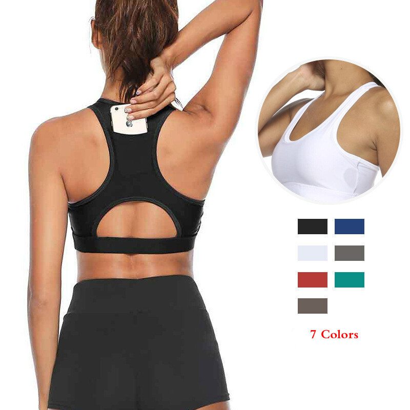 Women Workout Tank Top Gym Str – Underwire Bra Padded recenzja i cena