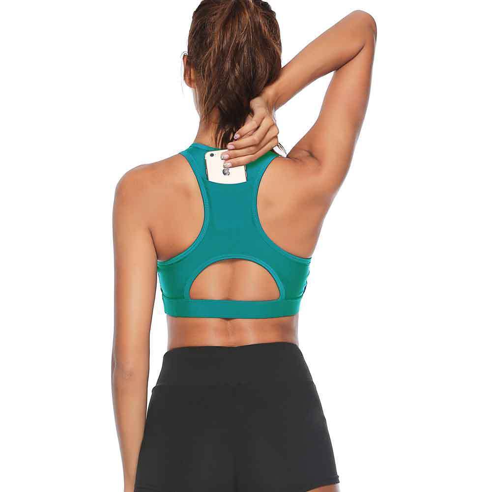 Women Workout Tank Top Gym Str – Underwire Bra Padded recenzja i cena