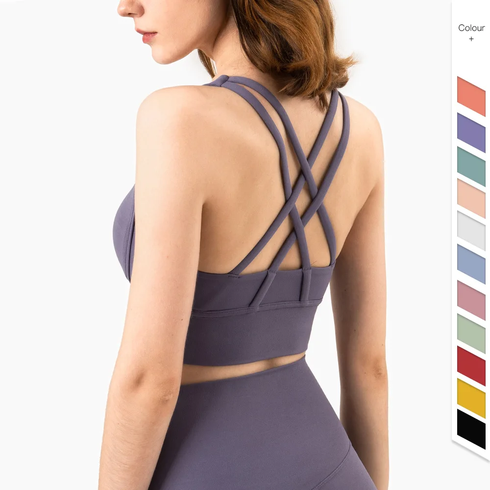Summer Fashion Cross Back Wome – Sports Bra Racerback recenzja i cena