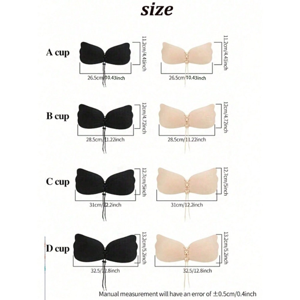 1/2pcs Wing-Shaped Adhesive Br – Strapless Bra Adhesive recenzja i cena