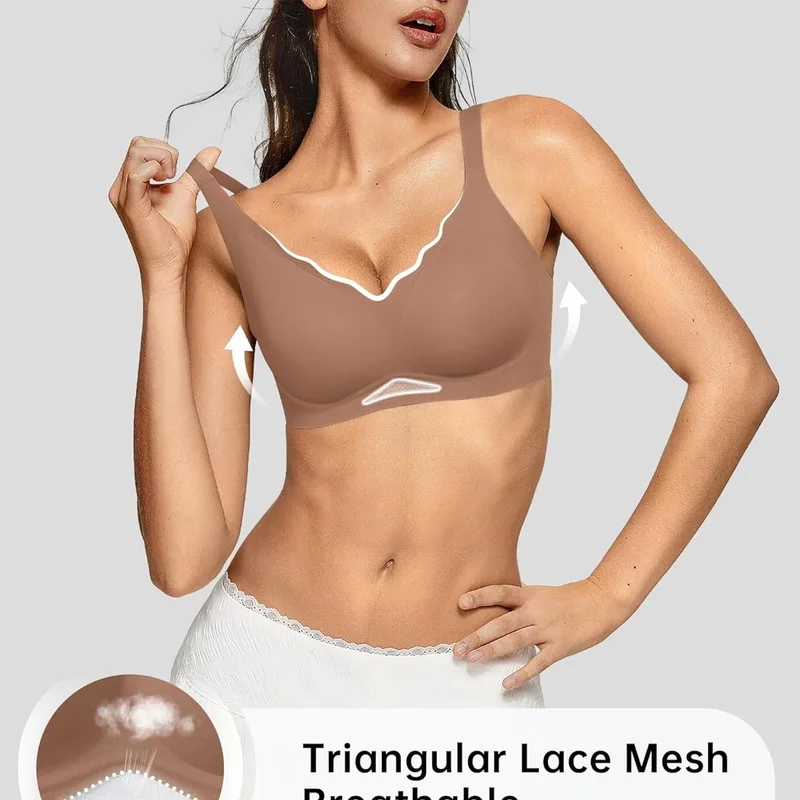 Women’s Wireless Bras Scallope – Wirefree Bra Comfort recenzja i cena
