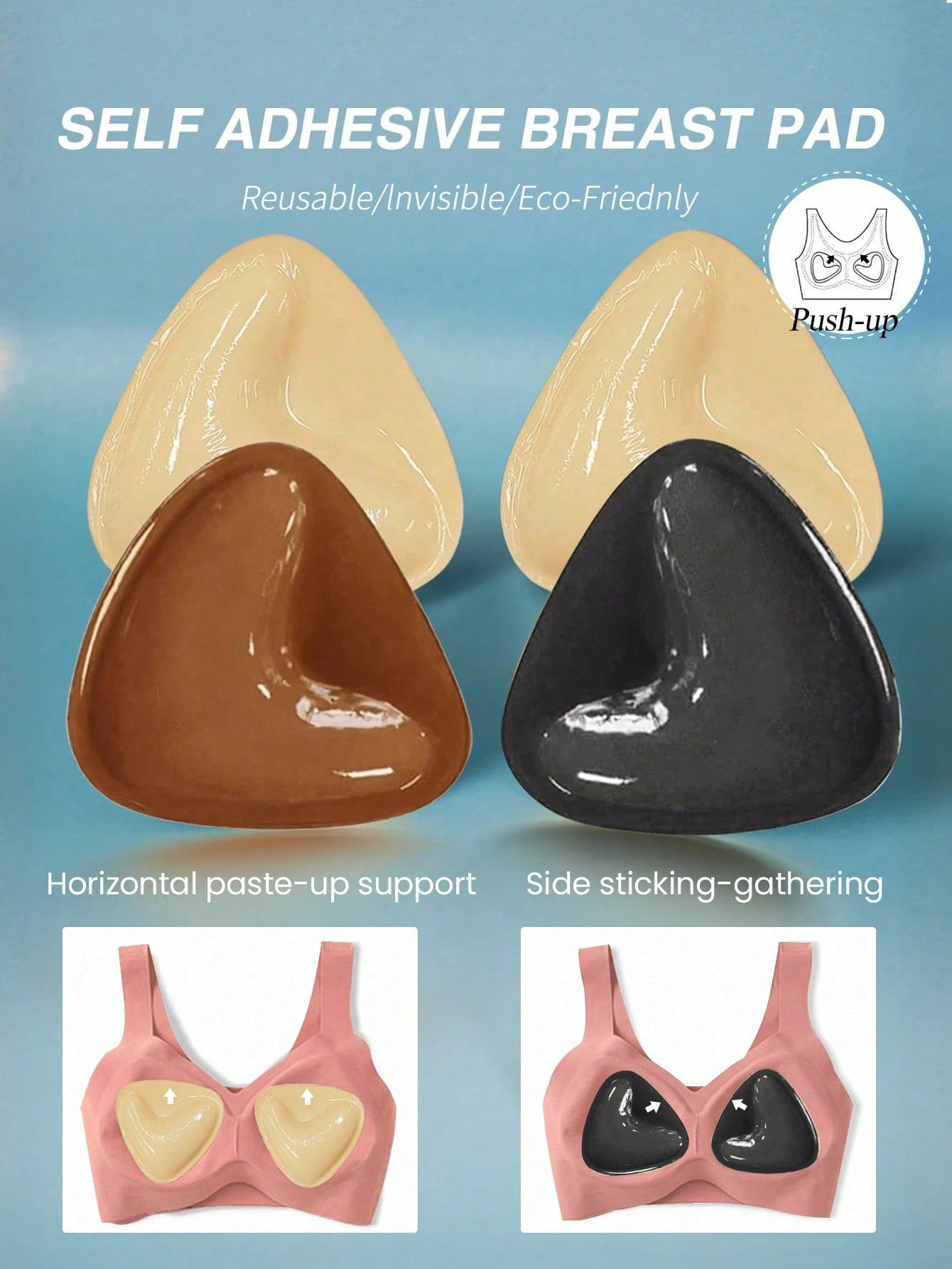2pcs Reusable Double-Sided Adh – Strapless Bra Adhesive recenzja i cena