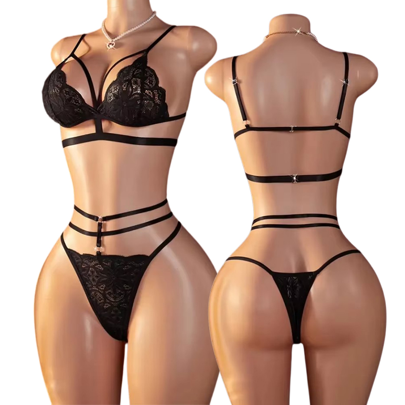 S- XXL Women's Sexy Contrast L – Sheer Mesh Bra recenzja i cena