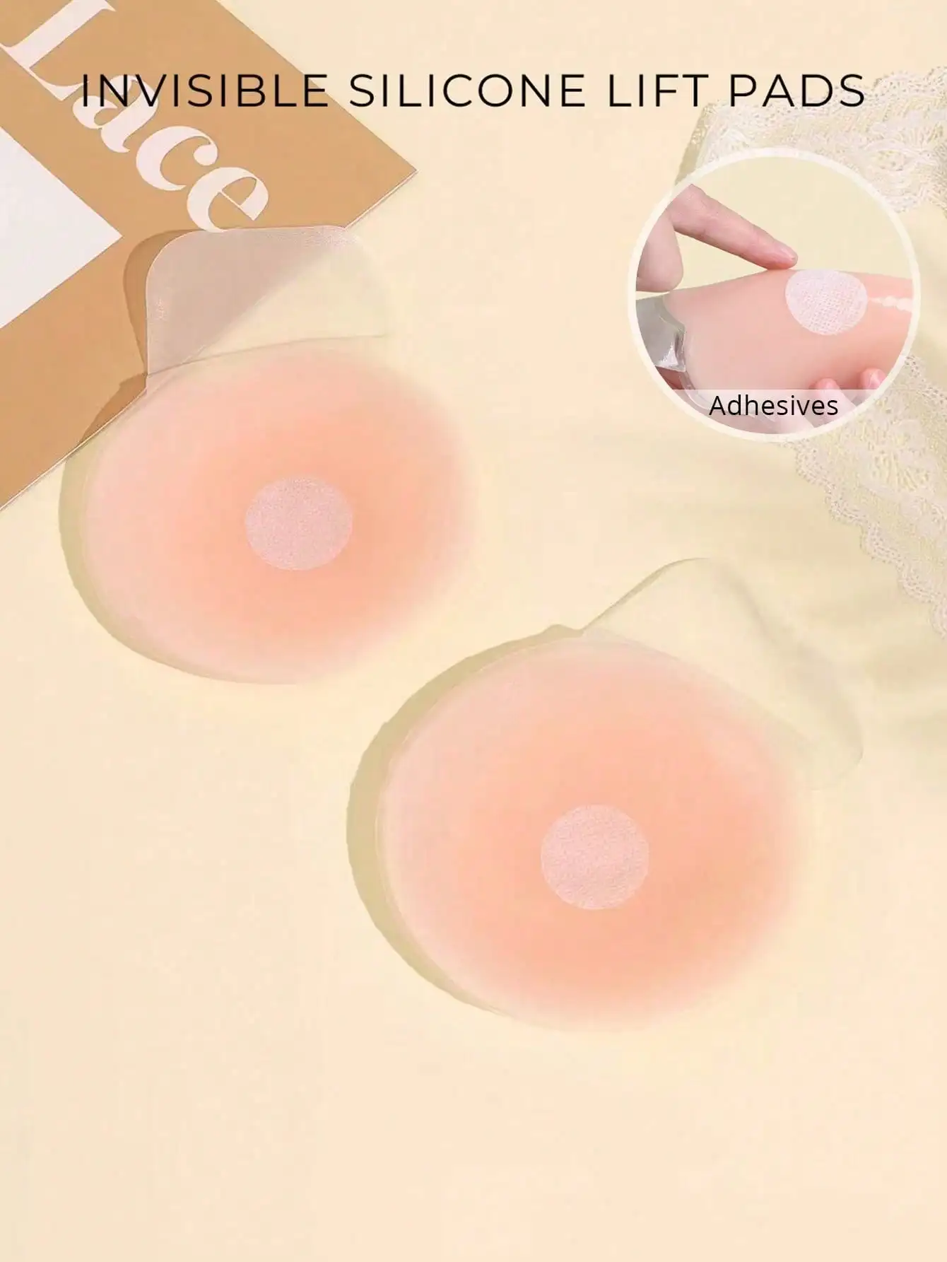 1 Pair Women's Silicone Breast – Strapless Bra Adhesive recenzja i cena